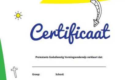 Certificaat leerlingen PC GVO