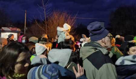 Gezin met baby vlucht duizend kilometer uit Oost-Oekraïne