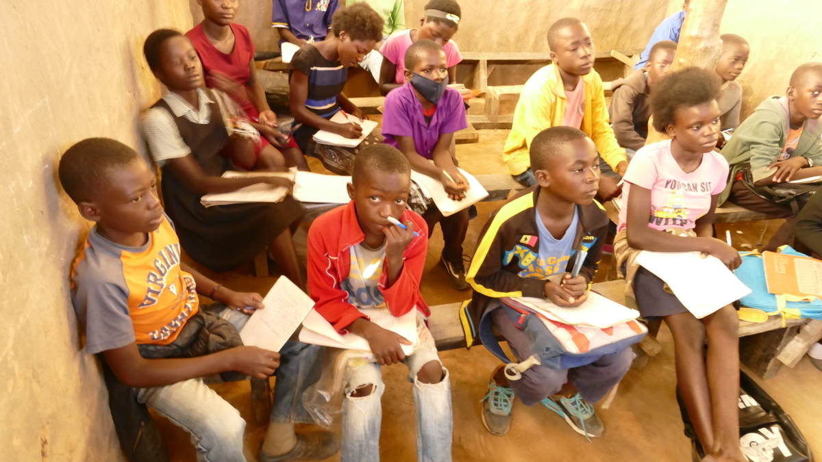 schoolkinderen Kalubwe